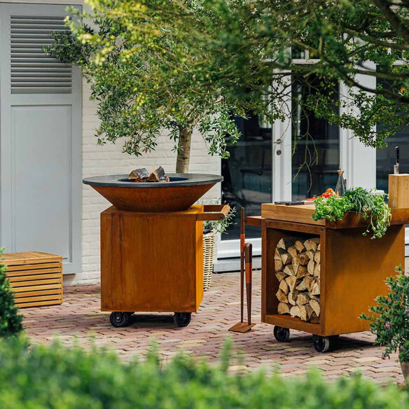 Brasero Corten Classic PRO 100   housse - Ofyr