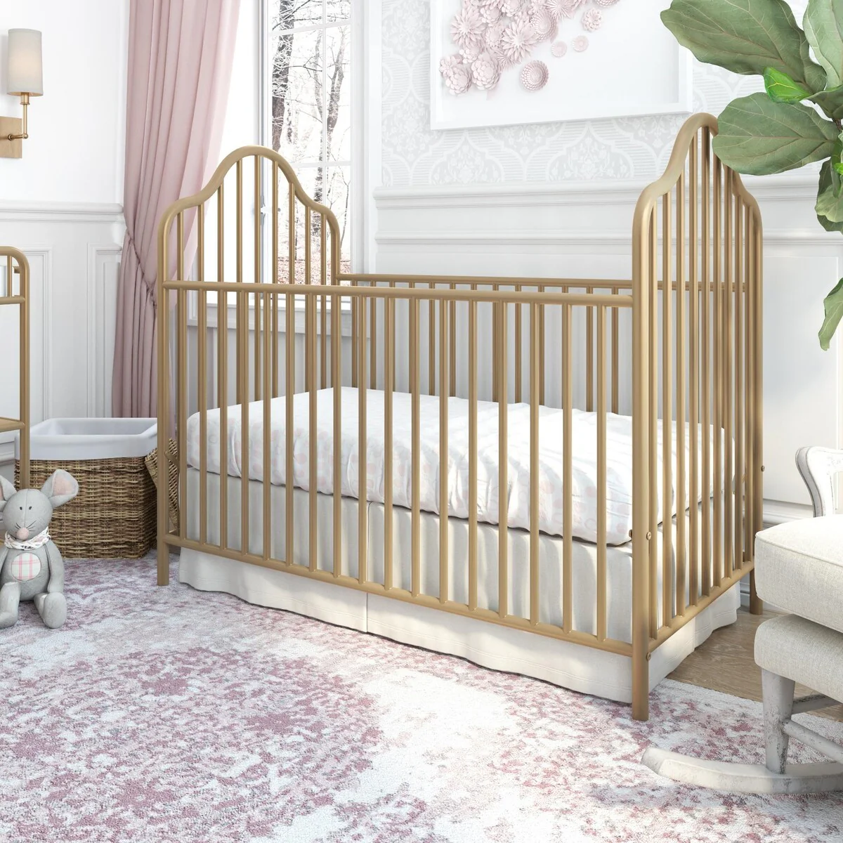 Little Seeds Lanley Metal Crib