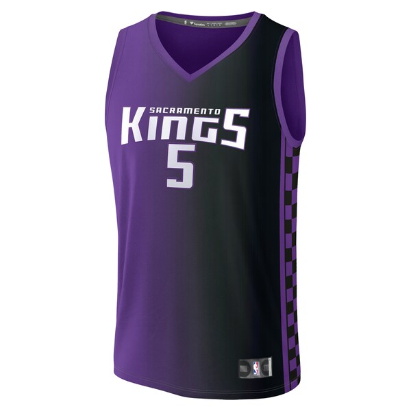 De'Aaron Fox Sacramento Kings  Fast Break Replica Player Jersey - Statement Edition - Purple