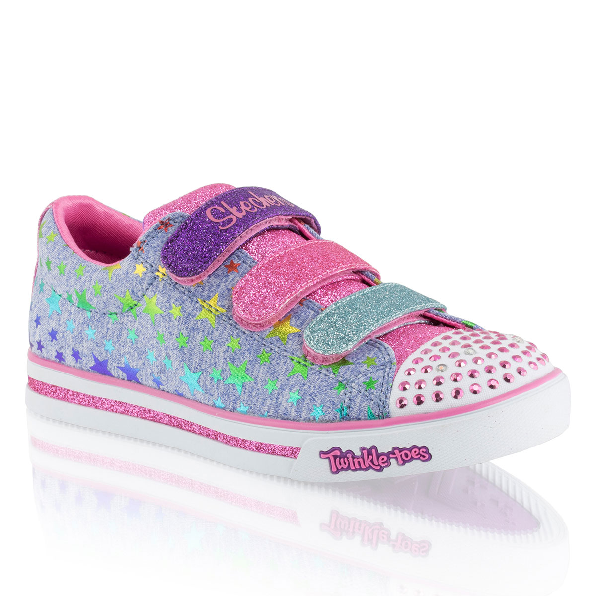 Russell & Bromley SPARKLE G Triple Velcro Sneaker