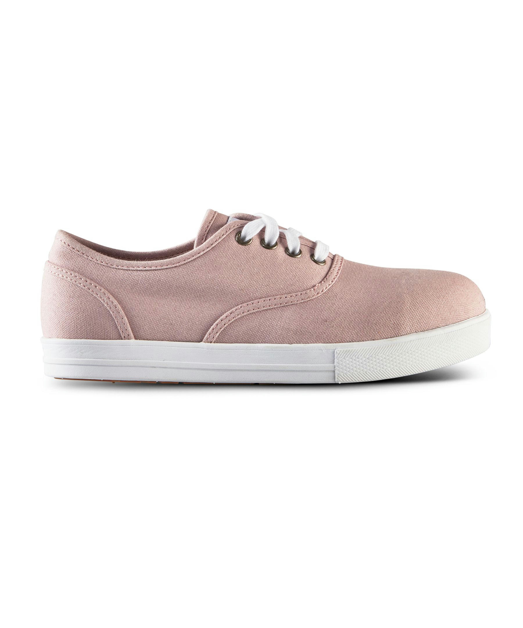 Dakota WorkPro Series Women's Aluminum Toe Steel Plate Lightweight Canvas Safety Shoes - Pink