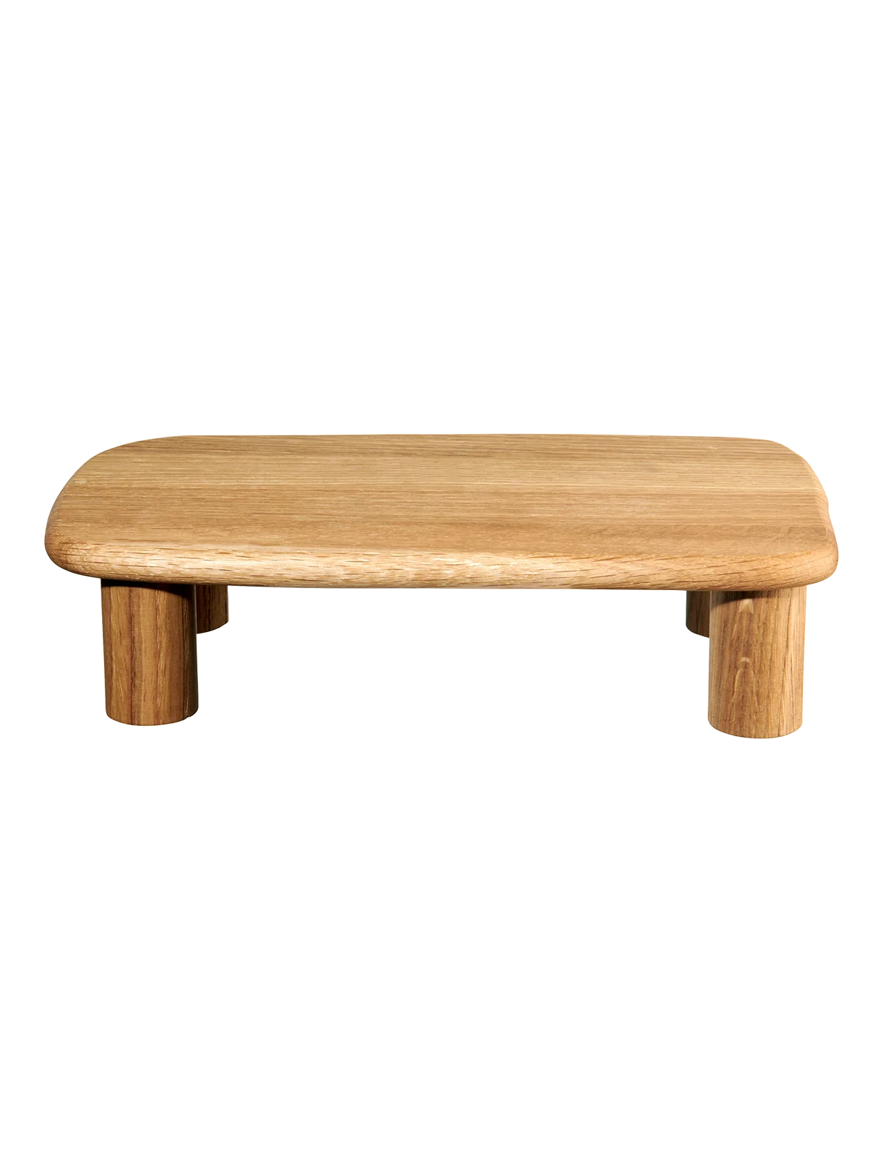 tablett auf füßen, eiche