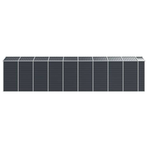 NNEVL Garden Shed Anthracite 191x810x198 cm Galvanised Steel