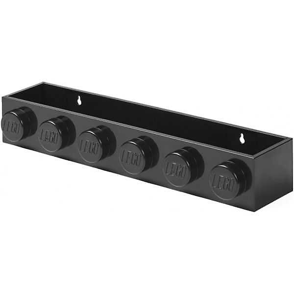 Etagère Lego à poser ou fixer 6 tenons LEGO - Noir