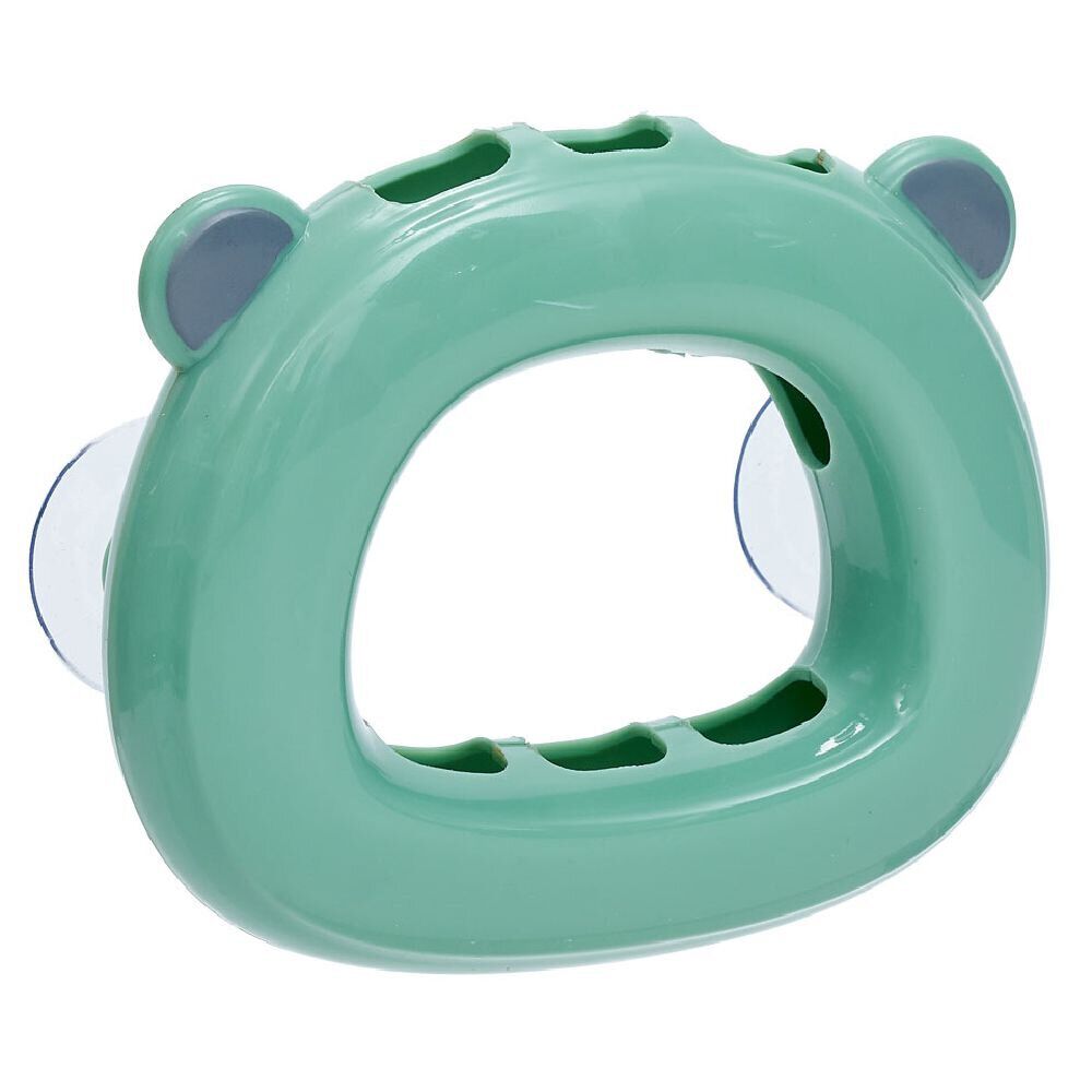 Support 3 brosses à dents enfant vert