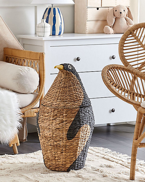 Panier enfants Pingouin HADZABE Osier Naturel