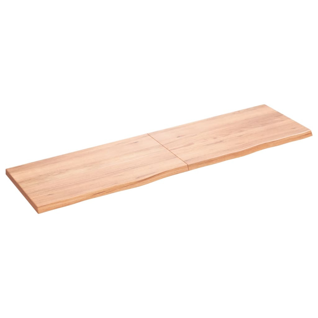 VidaXL Półka brązowa 180x50x(2-4) cm lakierowane