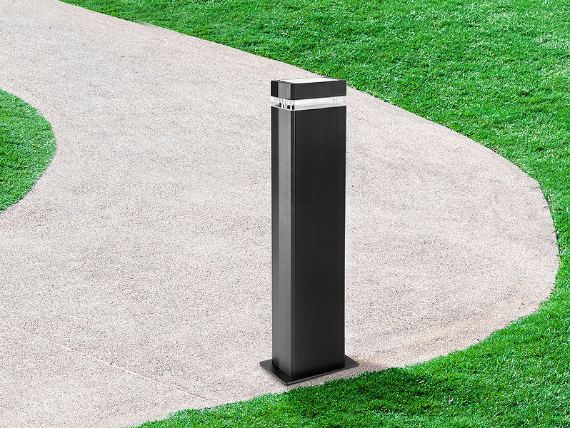 Słupek ogrodowy Gilbert 50cm aluminiowy czarny
