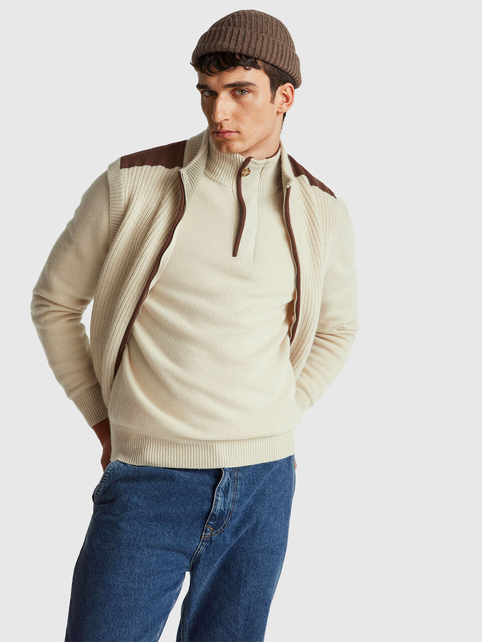 Turtleneck in wool blend
