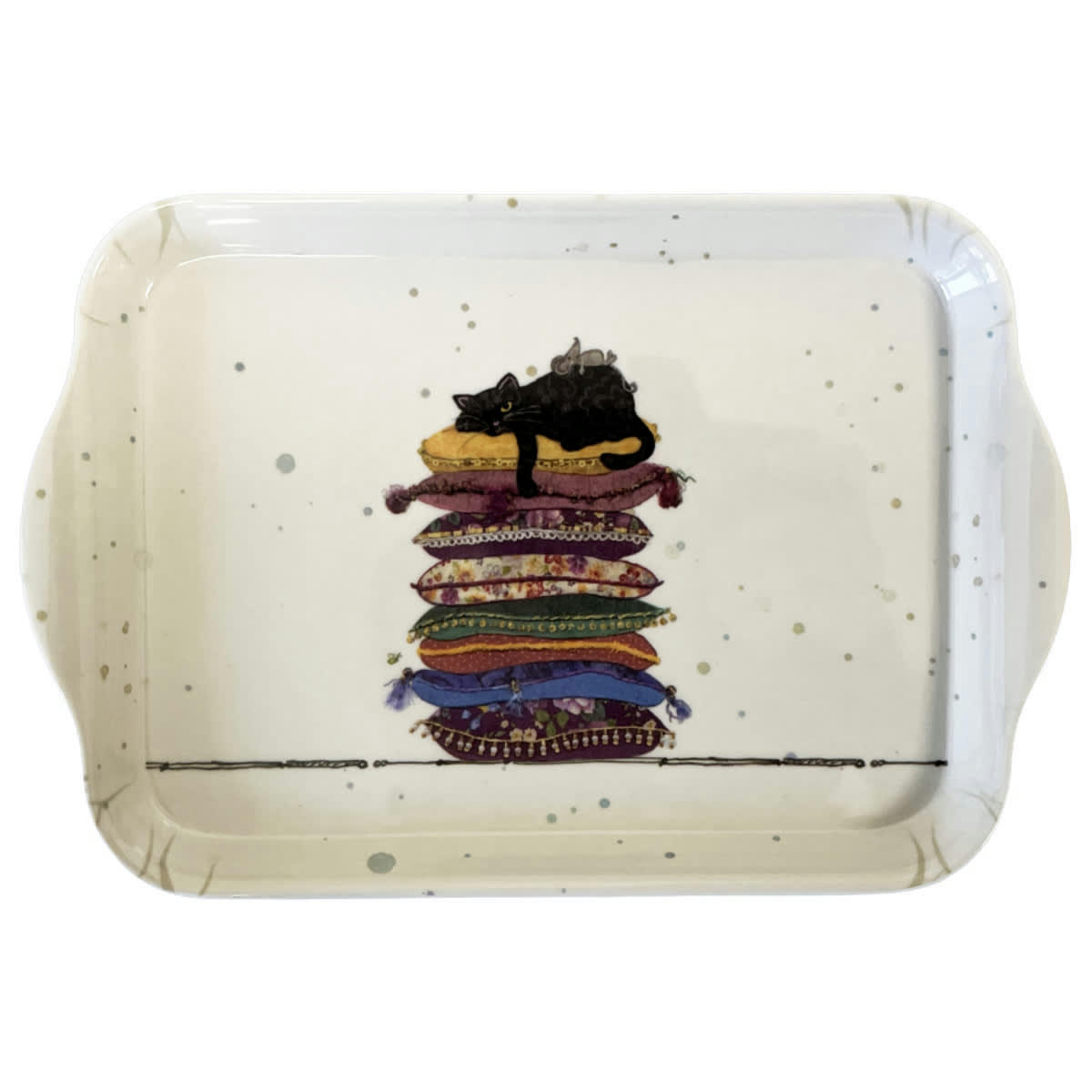 CHAT COUSSIN - Mini plateau rectangulaire 20,8x14cm