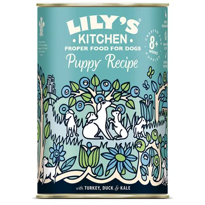 Lily's Kitchen Puppy Recipe with Turkey, Duck & Kale