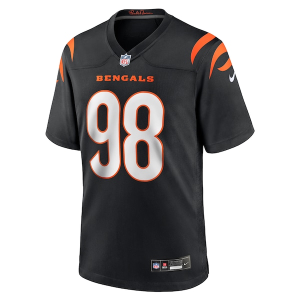 Tedarrell Slaton Jr Cincinnati Bengals Nike Team Game Jersey -  Black