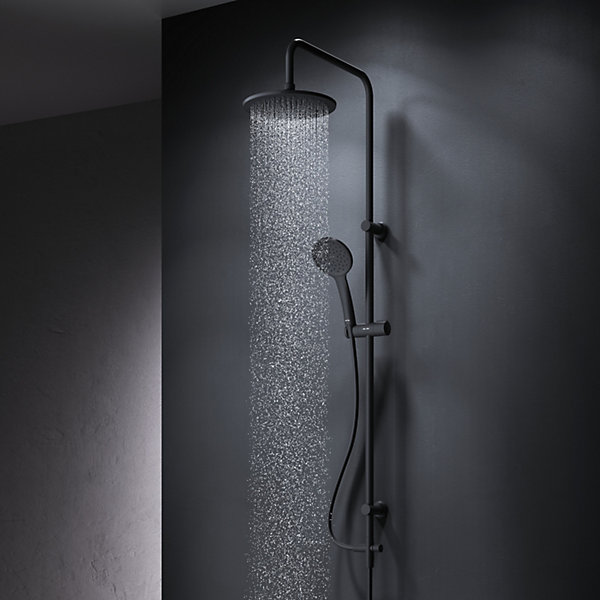 Colonne de douche et bain baignoire sans robinetterie Noir Hit S F07TB022 AM.PM