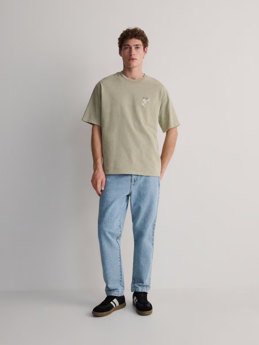 T-Shirt With Wash Effect