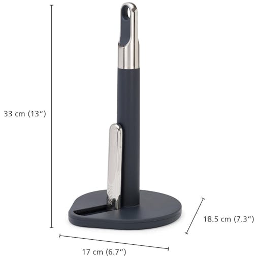 Joseph Joseph Hold Easy Tear Grey Kitchen Roll Holder
