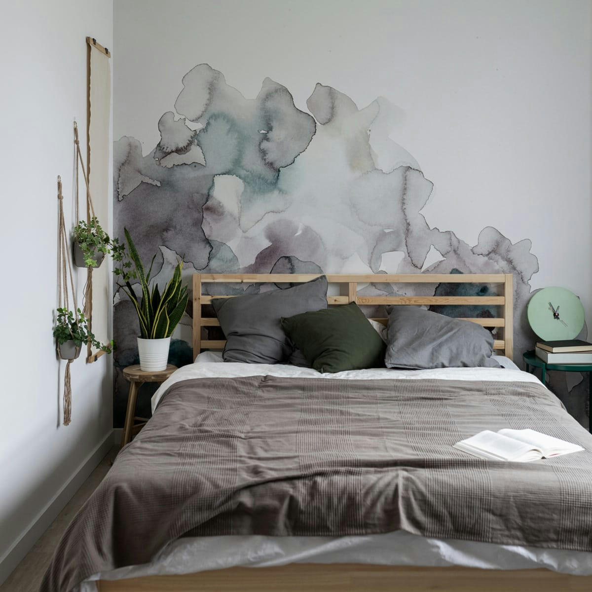 - Papier peint panoramique anémone 225 x 250 cm