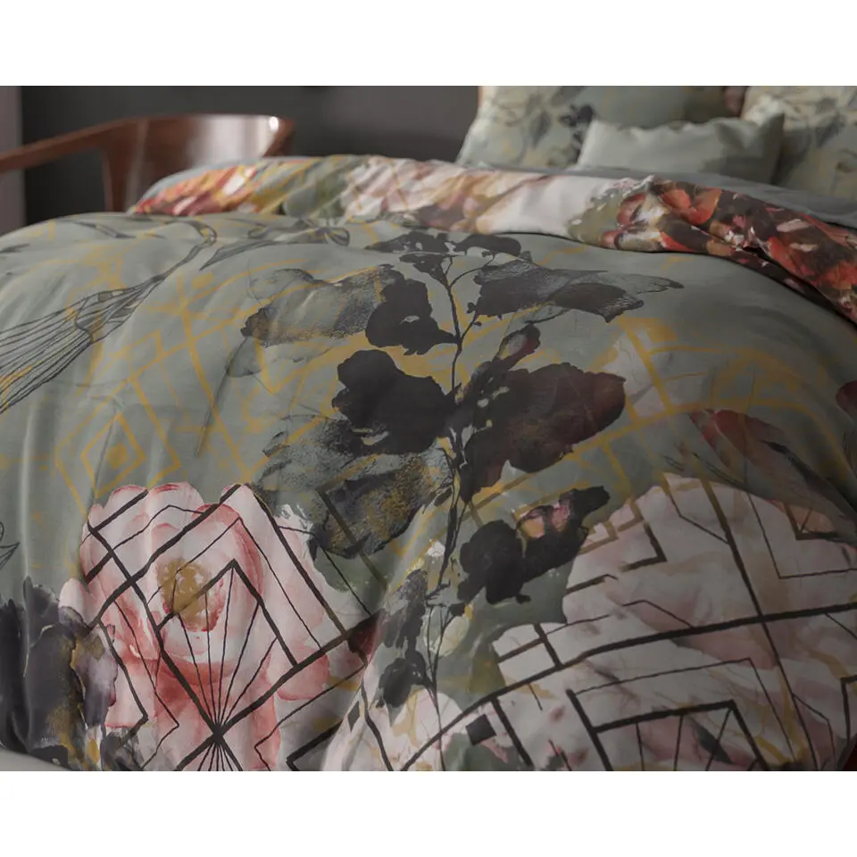 Dekbedovertrek Triangle Nature 200x220 �?Zacht & Ademend �?Incl. 2 Kussenslopen