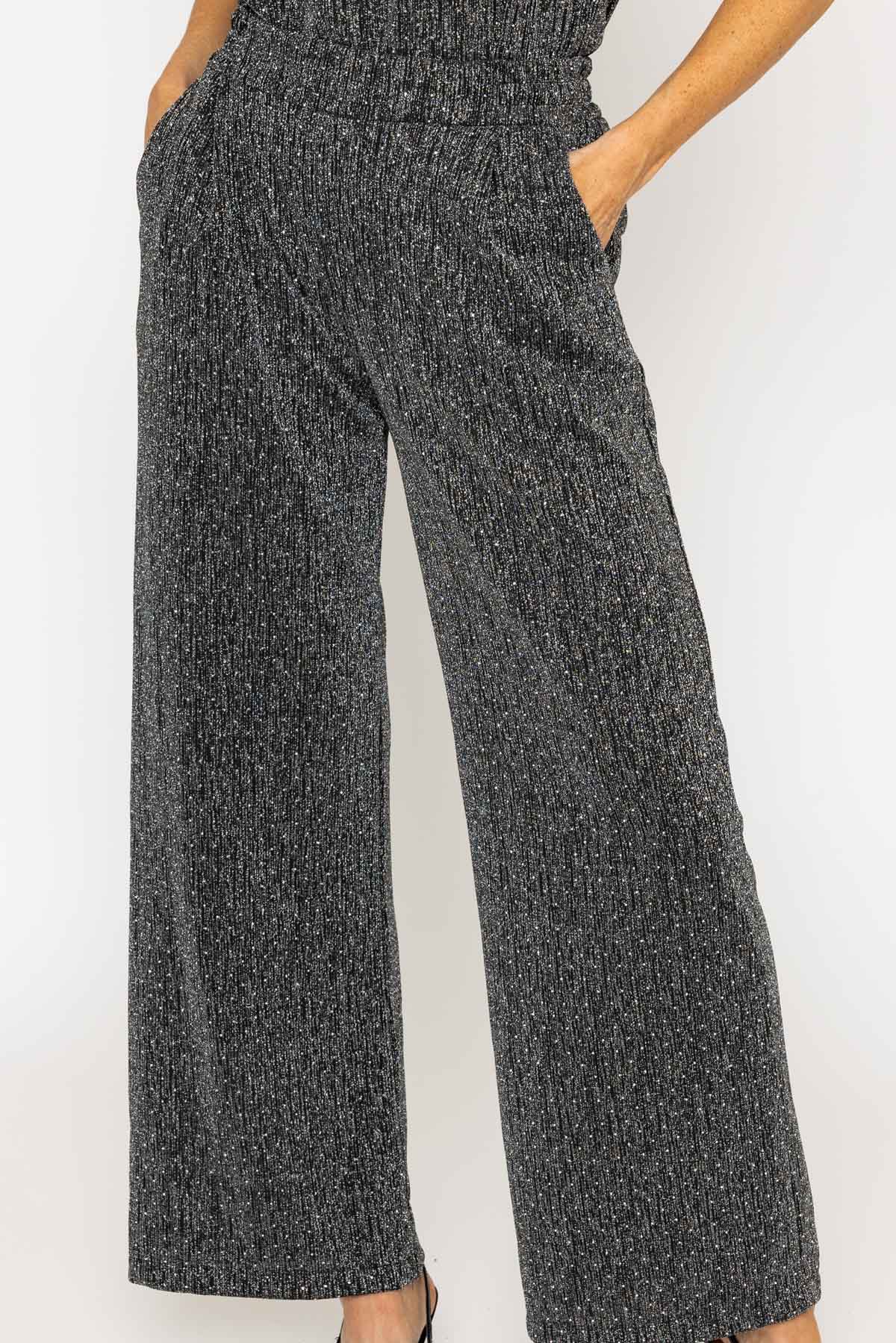 Silver Stud Lurex Trousers