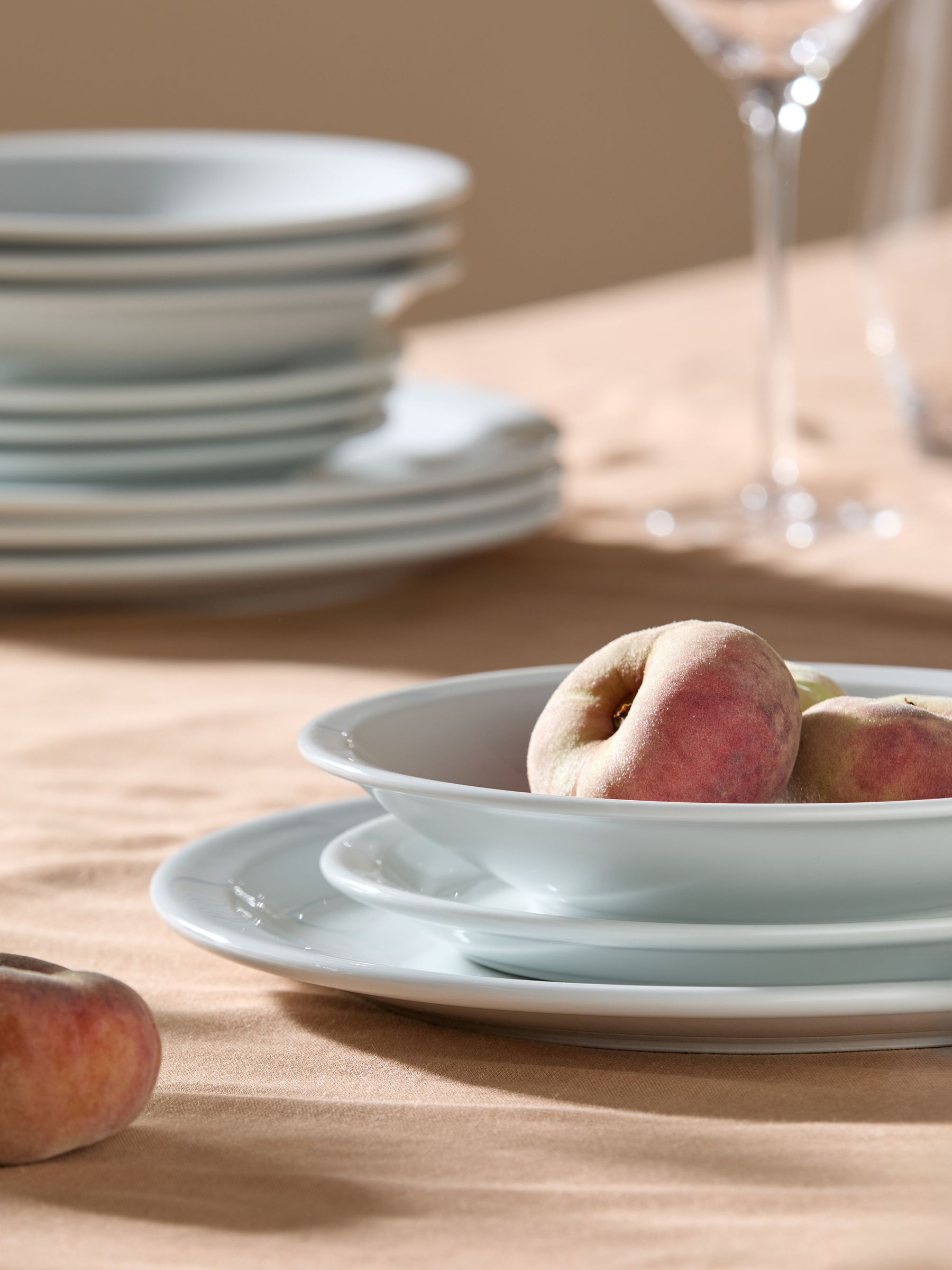 Ottilie 12 Piece Dinner Set in White