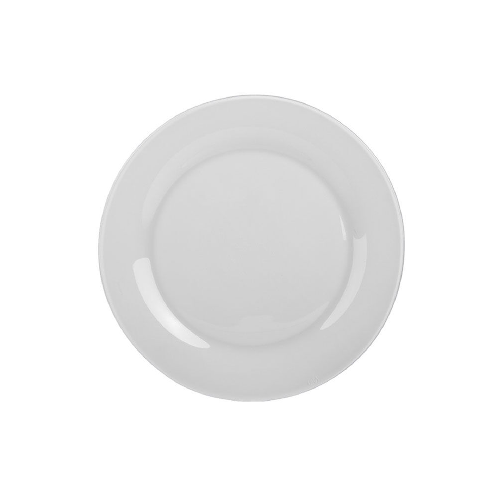 Assiette à dessert ronde verre Luminarc blanche Ø19cm