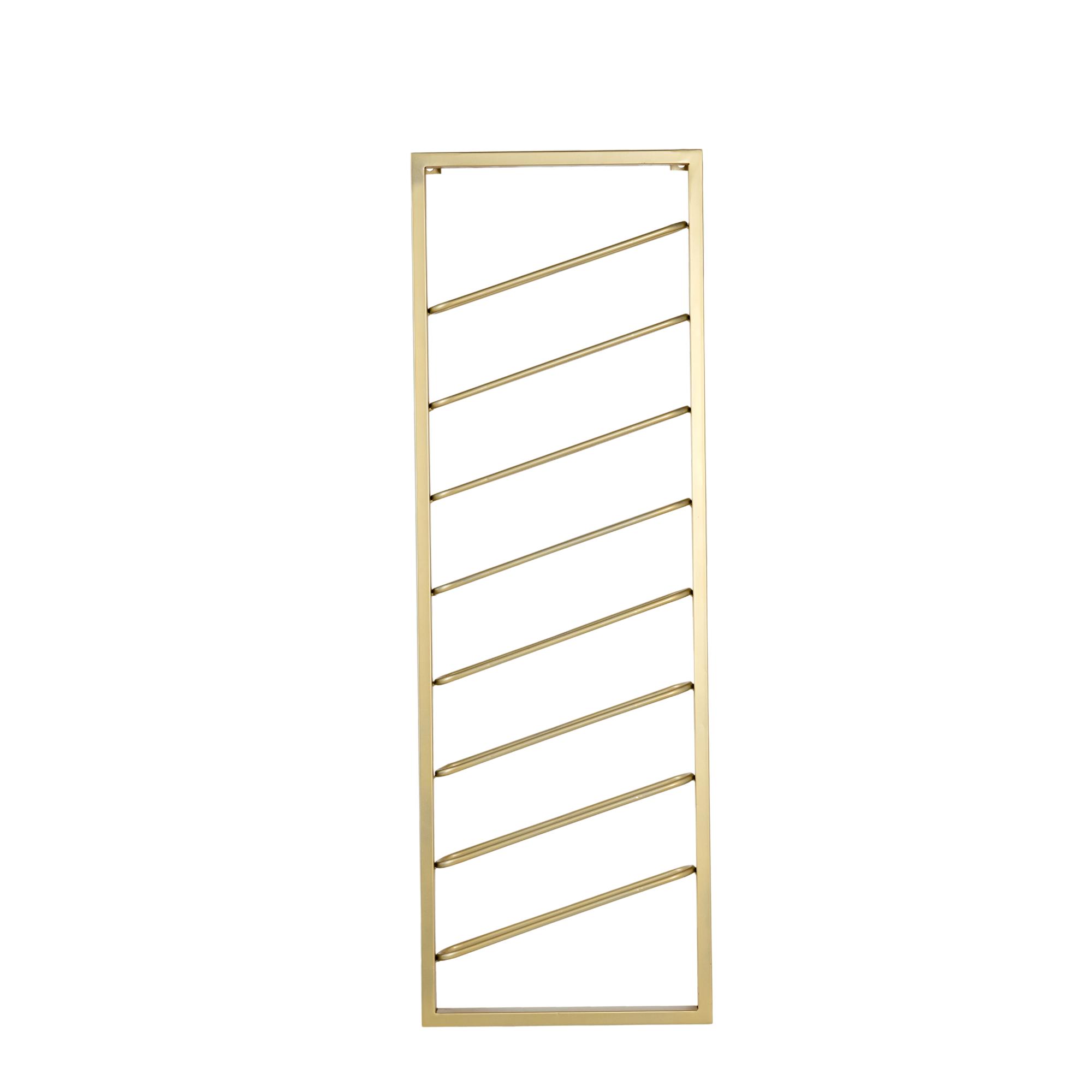 Light & Living wijnrek Amore - goud - 40x7x120cm