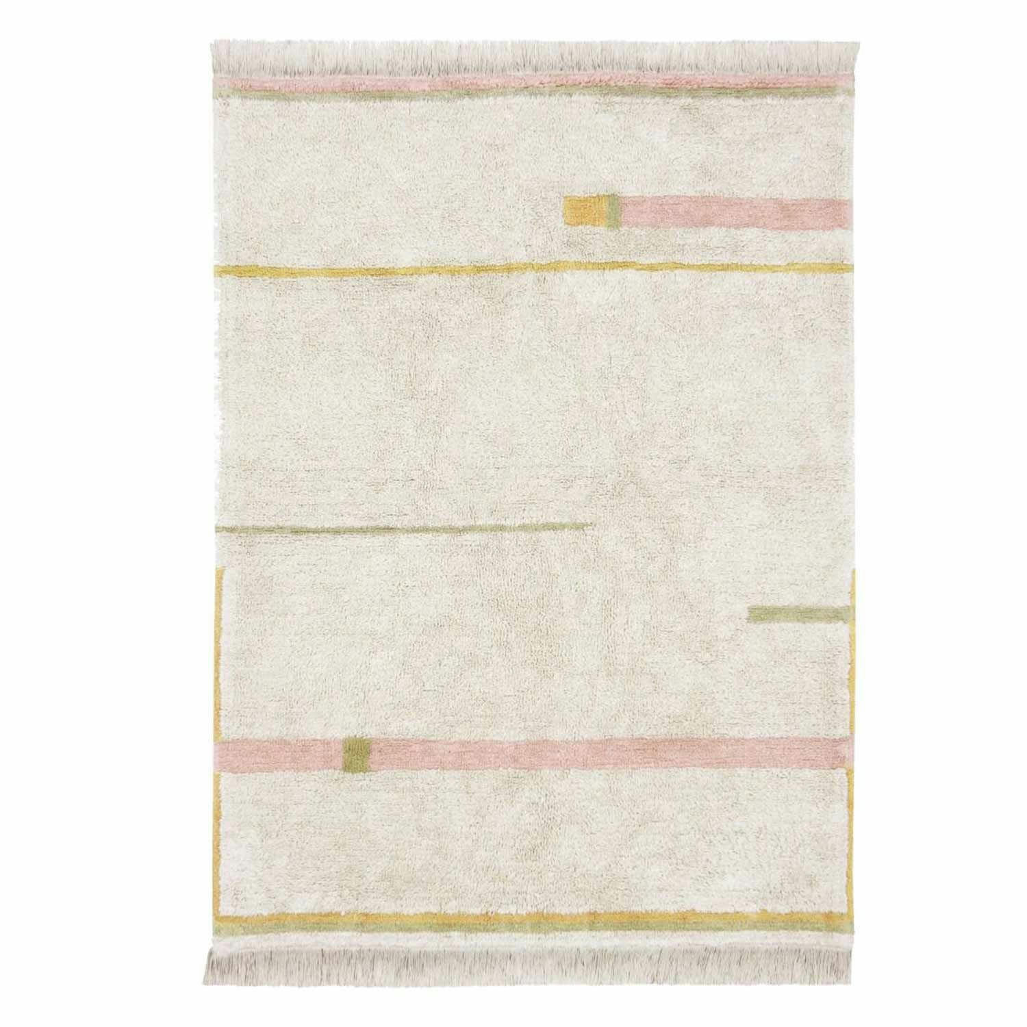 ECO-CITY - Tapis lavable lanes 90x130 rose