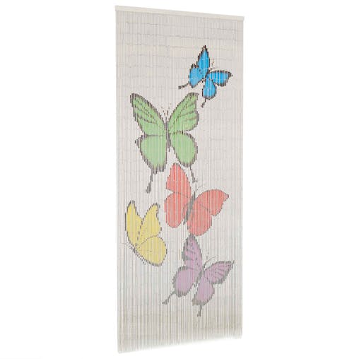 NNEVL Insect Door Curtain Bamboo 90x200 cm