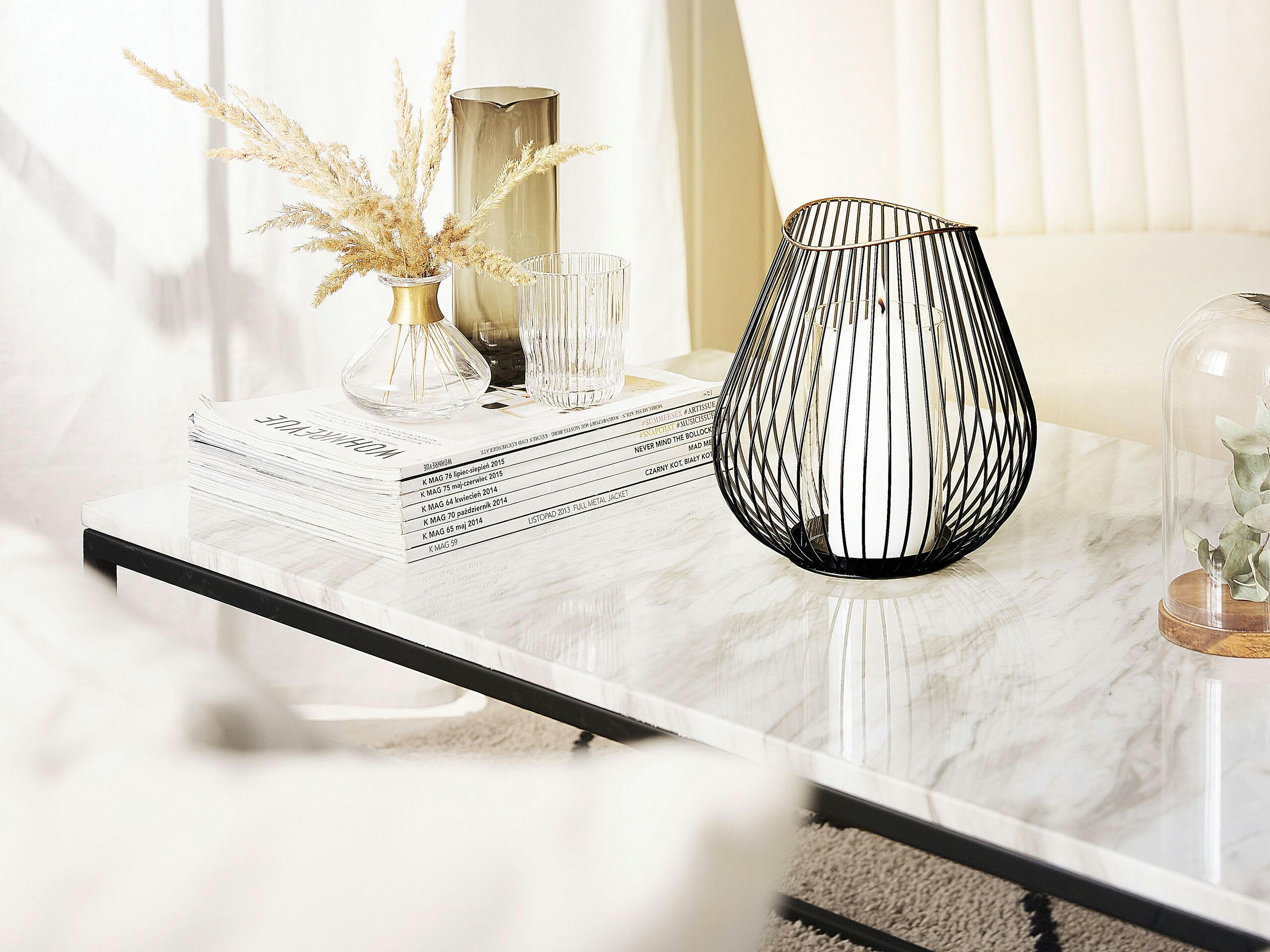 THURSTON - Lanterne filaire en métal noir