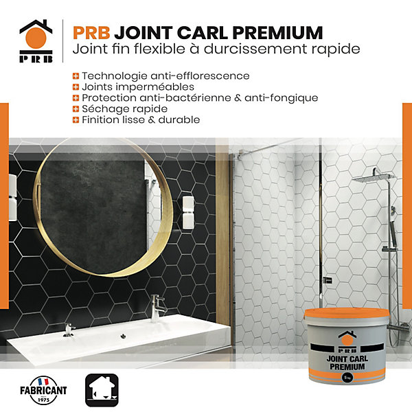 Joint Carrelage Premium A11 Beige Jasmin 5kg - Joint Fin Amélioré Souple pour Murs et Sols Intérieur/Extérieur - Haute Résistance