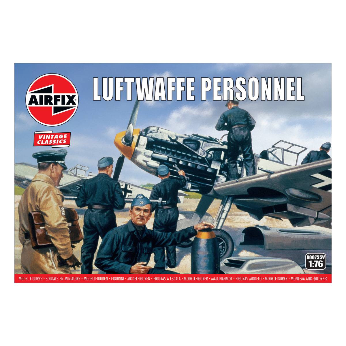 Airfix Luftwaffe Personnel Model Kit 1:76
