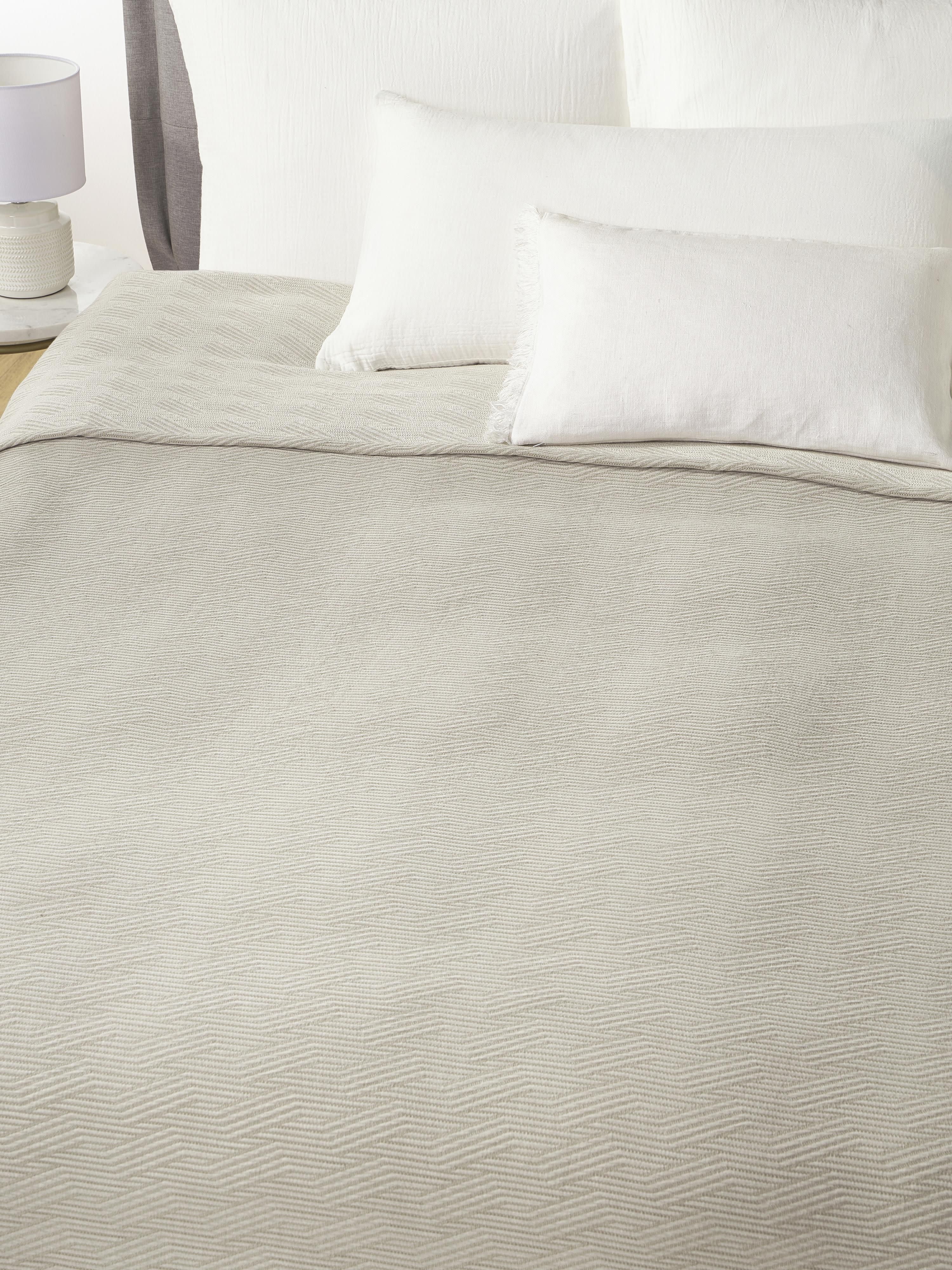 Baumwoll-Tagesdecke Ebony