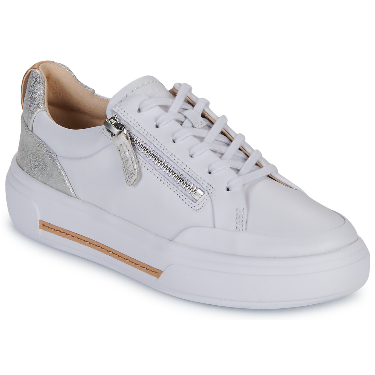 Clarks - Hollyhock Zip - White