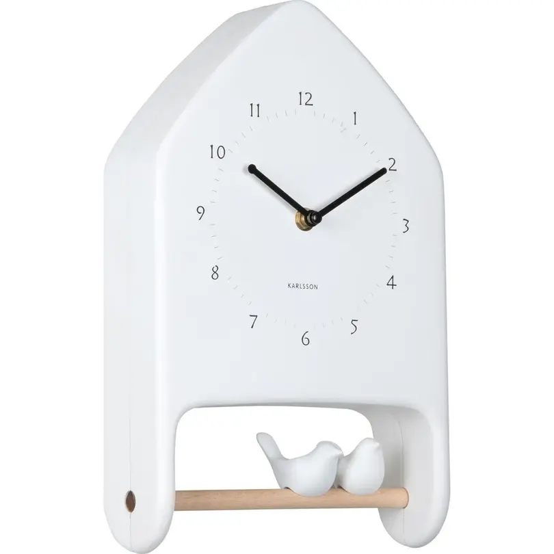 Wanduhr Love Birds
