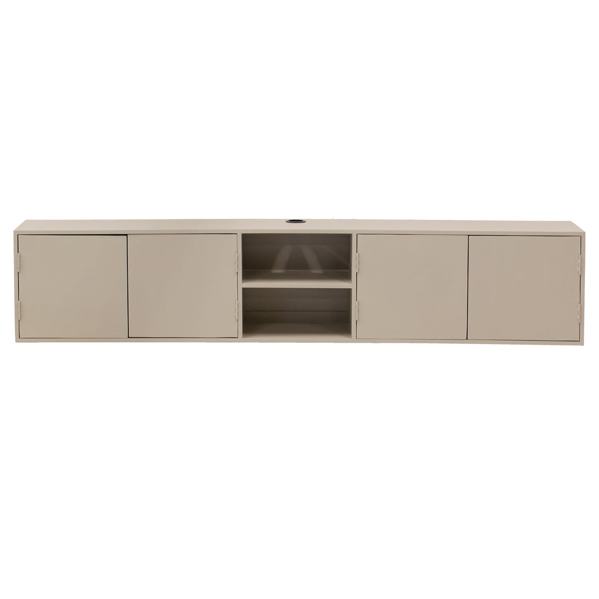 Giga Meubel Tv-Meubel Loiza - Mangohout - Taupe - 200cm
