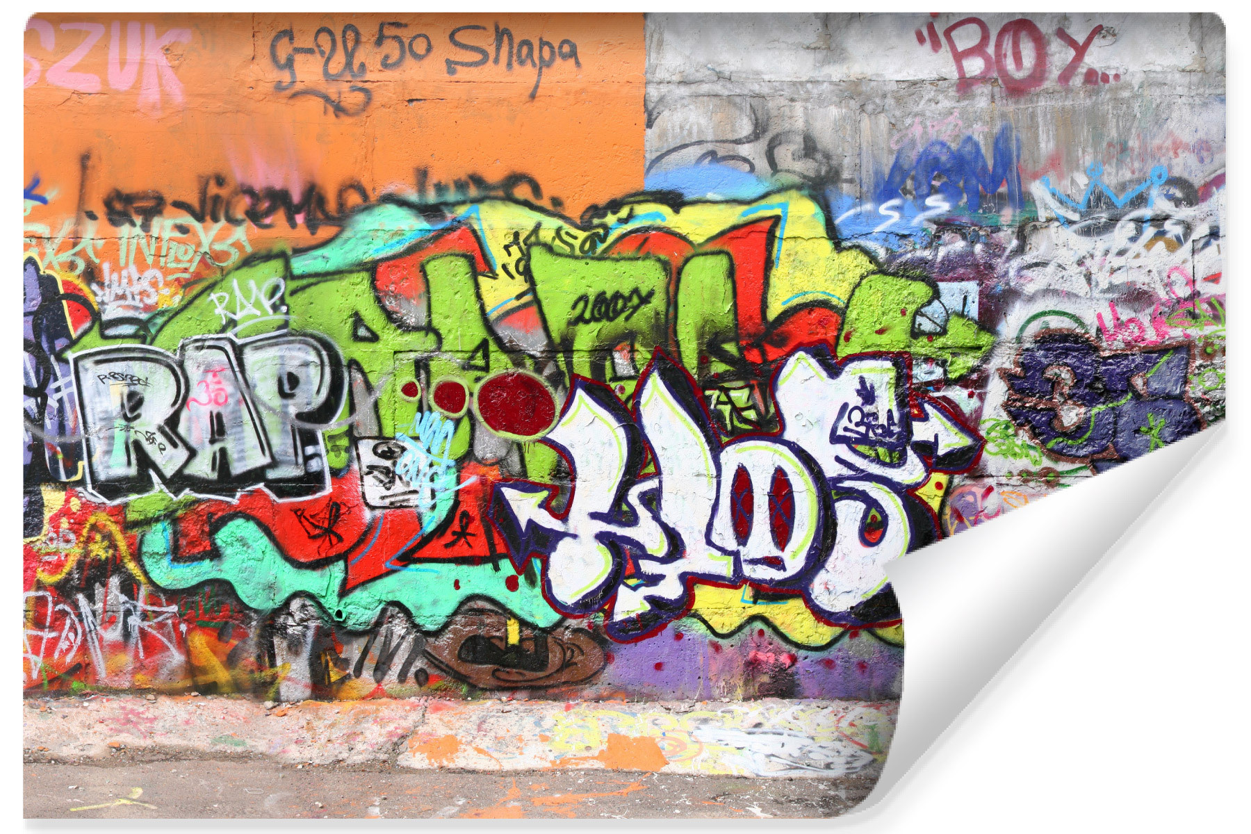Fototapeta Młodzieżowa Nowoczesne Graffiti 90x60cm