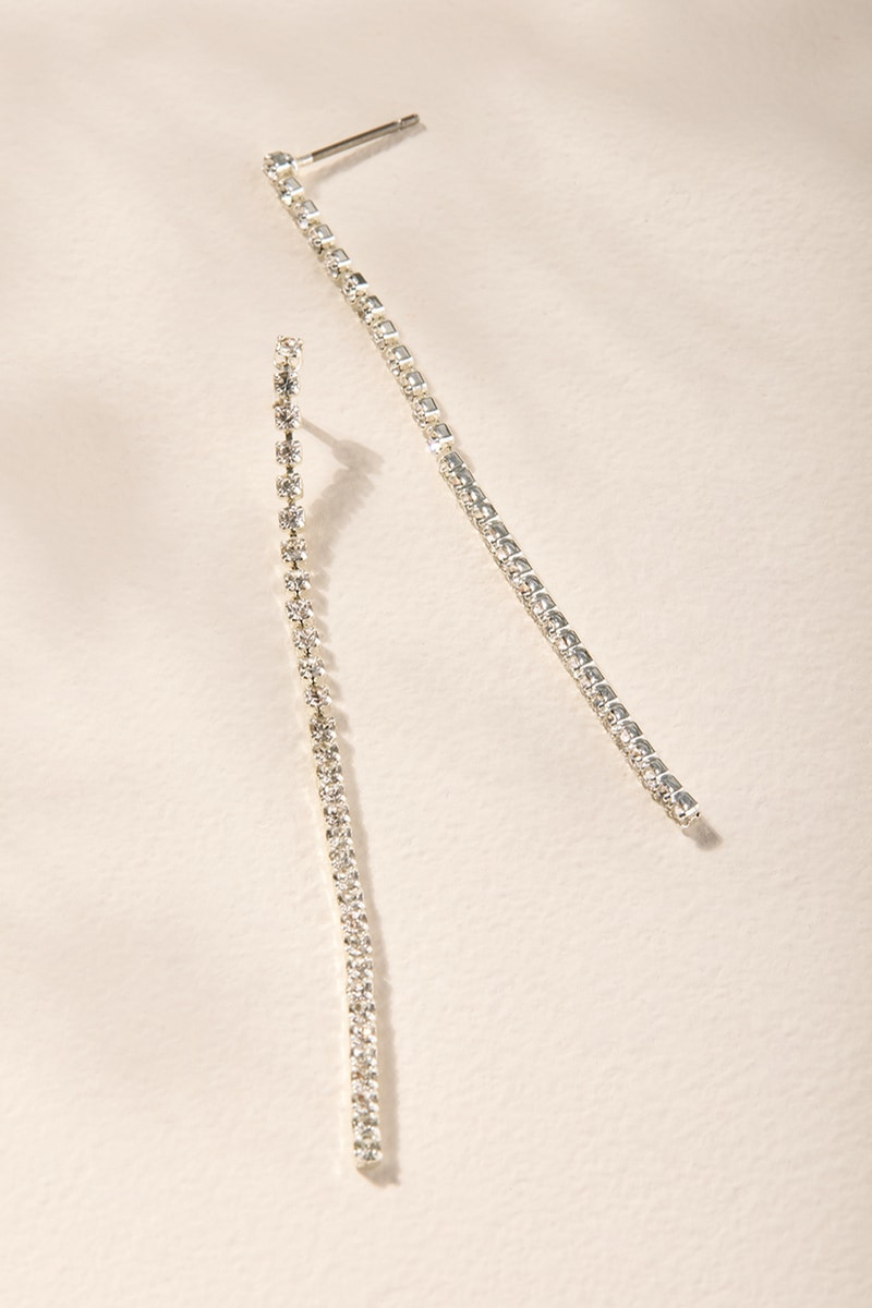 Lora Cupchain Linear Drop Earrings