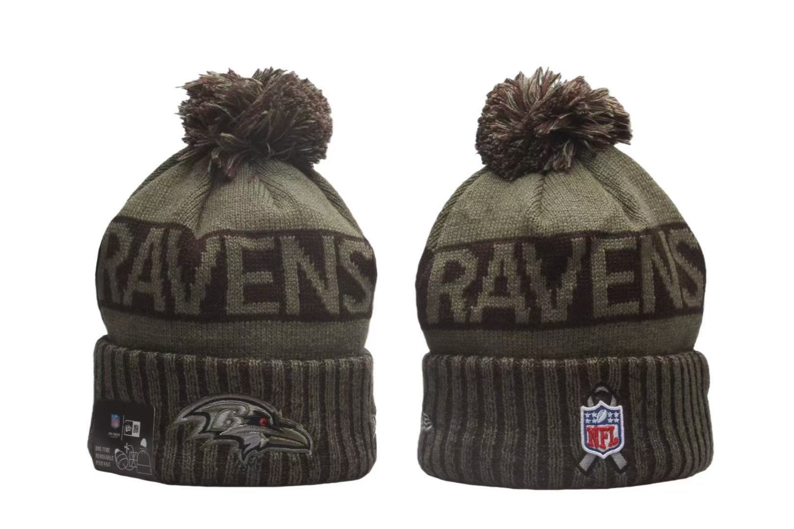 BALTIMORE RAVENS SALUTE TO SERVICE KNIT HAT