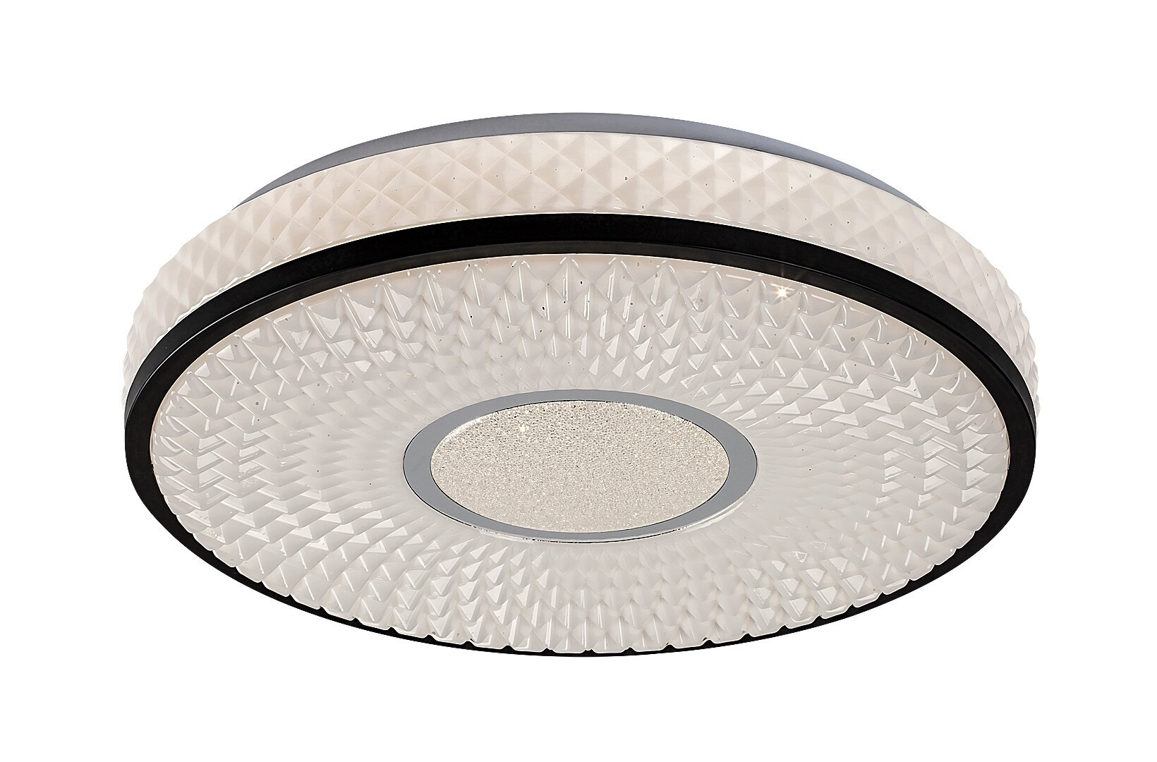 Plafon SEDONA2okrągły biało-czarny LED 1x24W 39,5cm 1680lm IP20 Rabalux