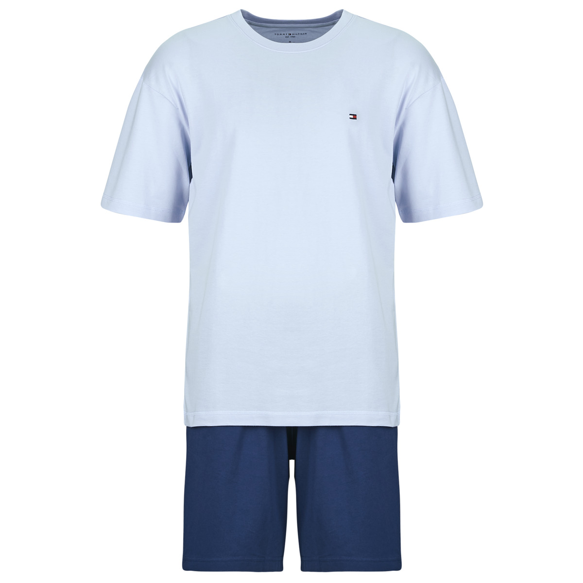 Tommy Hilfiger - SS JERSEY PJ SET - Blue