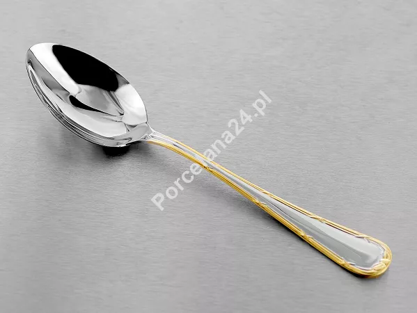 Komplet sztućców 24 cz. na 6 sób Pintinox 1929 - Filet (2.5 mm) złocone 23.FILG.K24