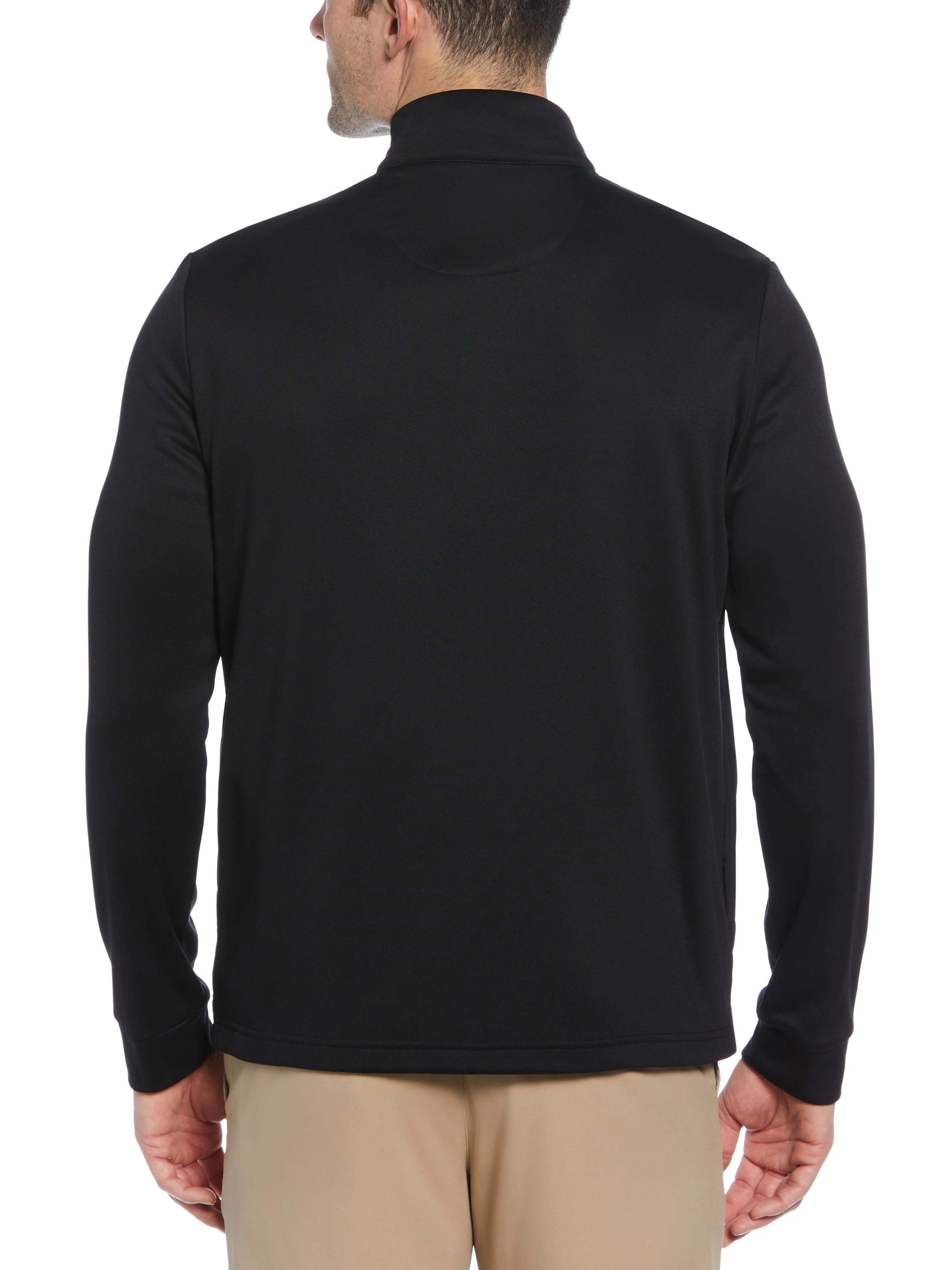 Mens Quilted Puffer Full Zip Golf Jacket