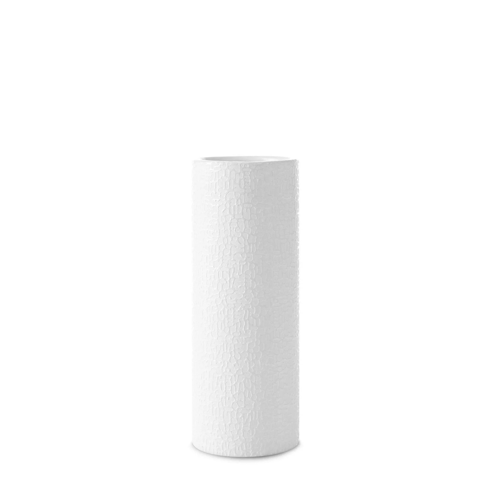 Nowoczesny wazon ceramiczny RISO 11X30 biały