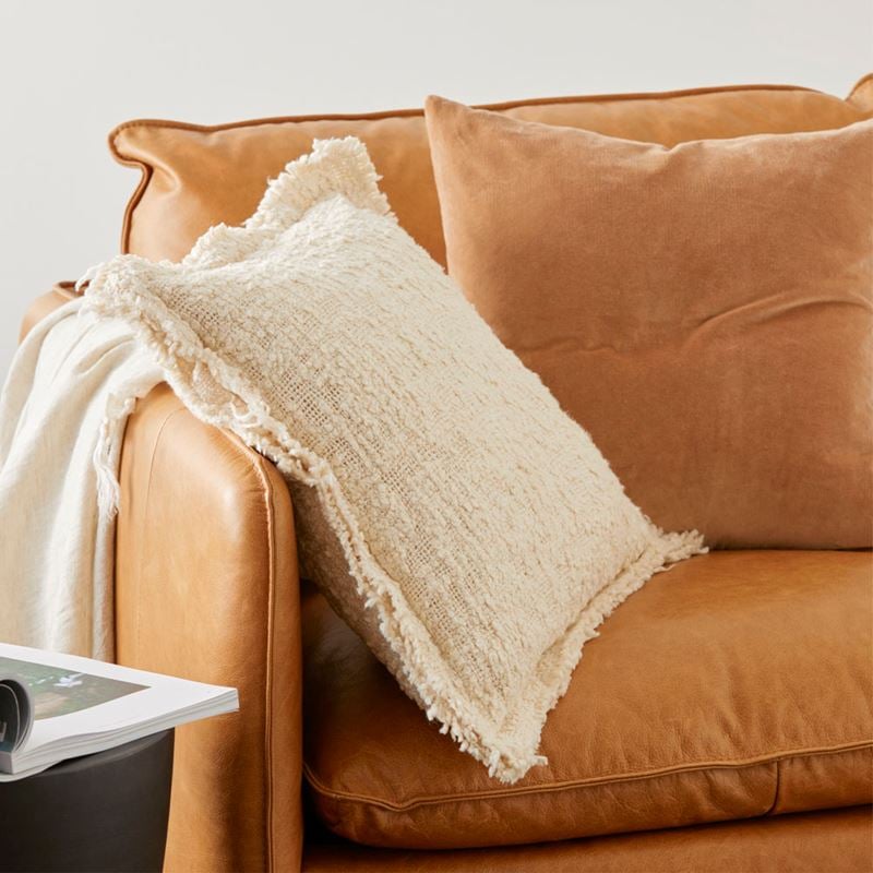 Leiden Natural Boucle Cushion