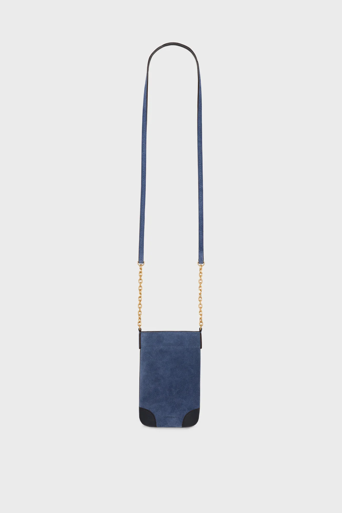 Porte téléphone en cuir velours - LE CHARLOTTE PHONE