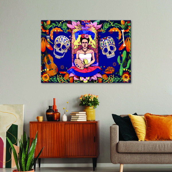 Feeby Obraz na płótnie, Frida Kahlo Los Muertos 60x40