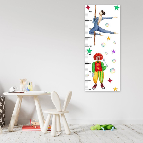 Feeby Obraz na płótnie, Miarka wzrostu, Cyrk 40x100