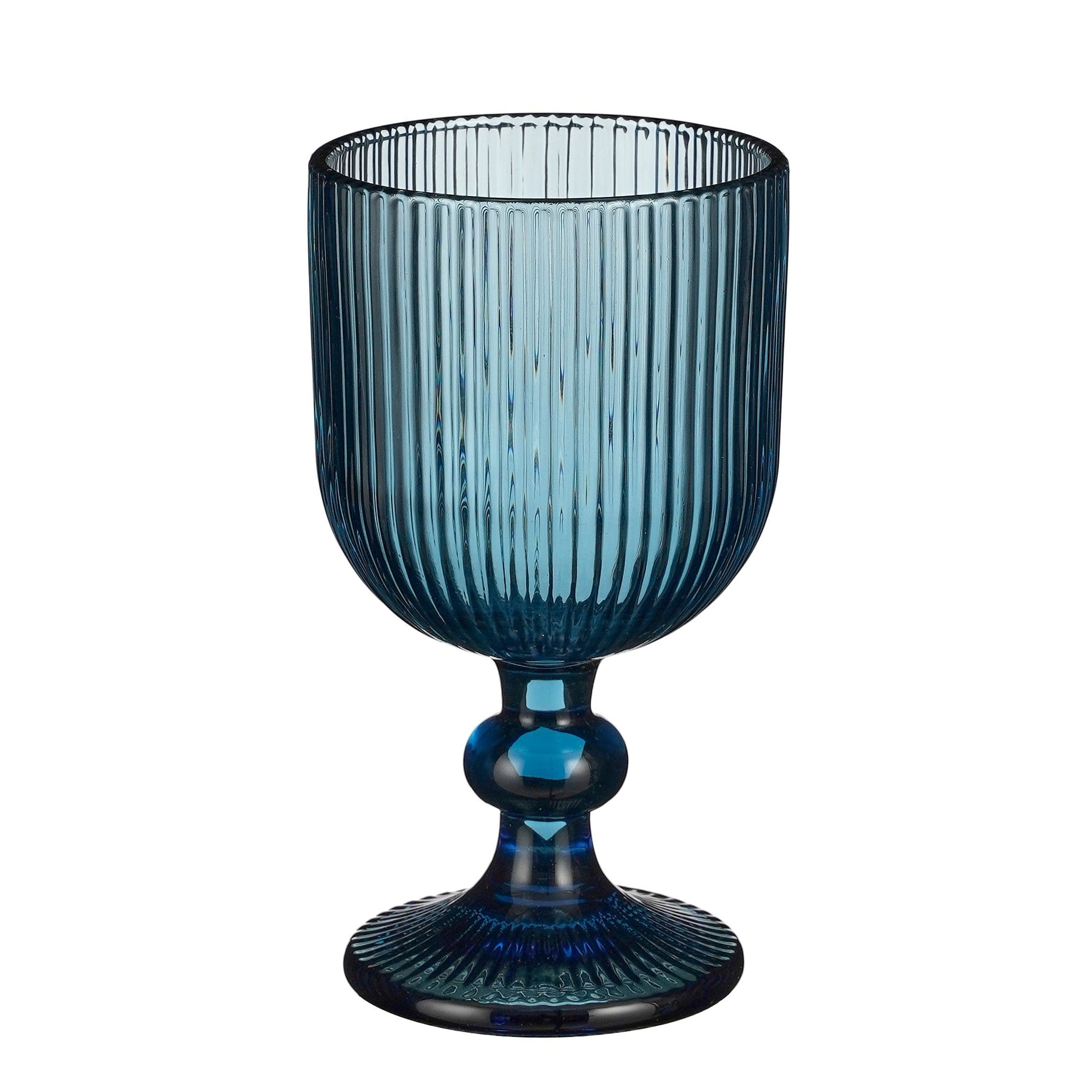Mica Decorations Merlot Wijnglas - 250 ml - Glas - Blauw