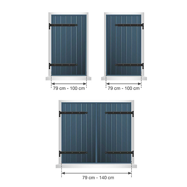 Lot de 2 motorisations pour volet battant Avidsen Open W