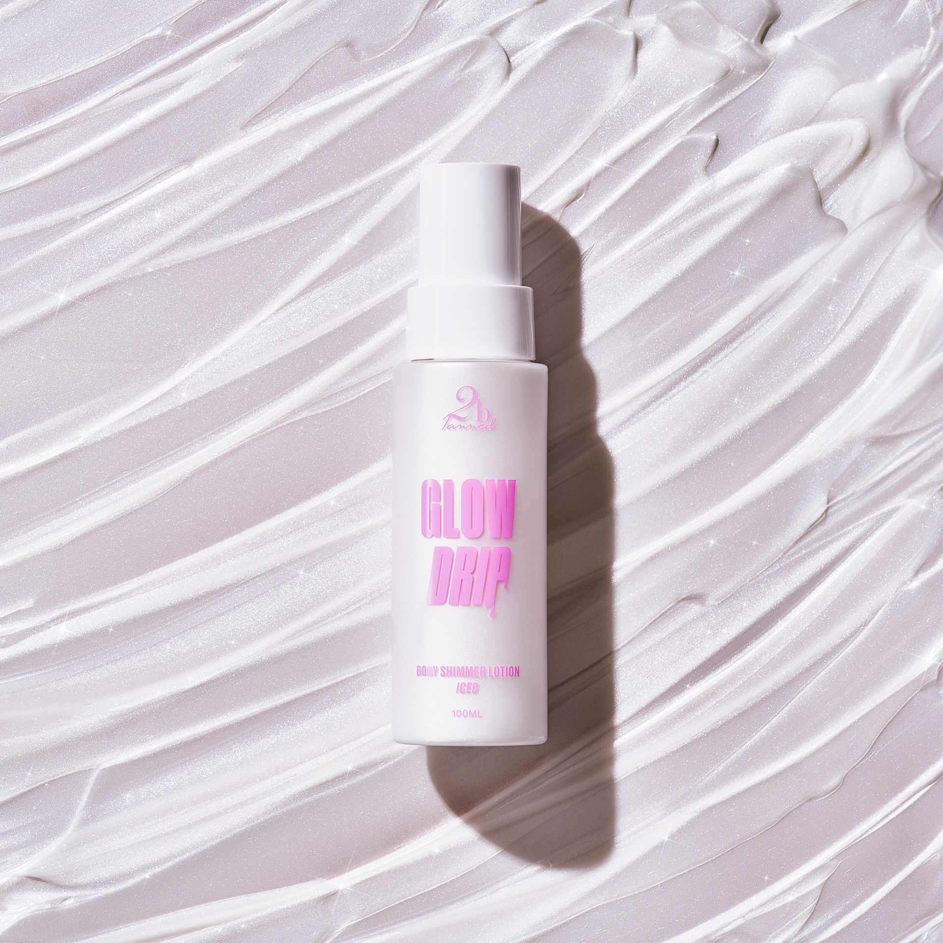 2bTanned Glow Drip Iced Body Shimmer Lotion