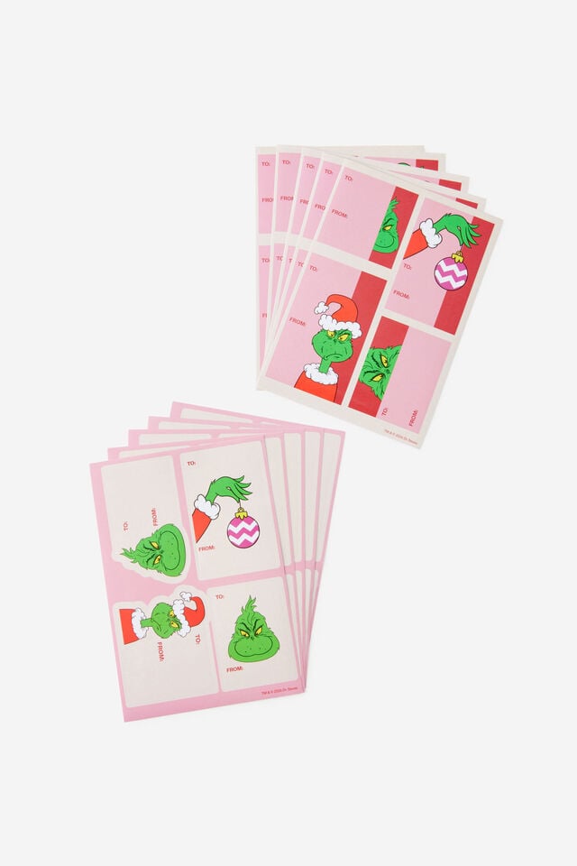 The Grinch To & From Sticker Sheet